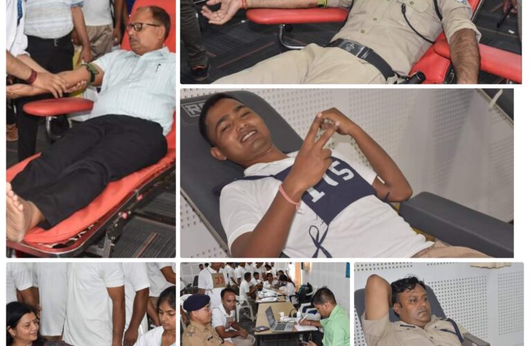 “Medical camp and voluntary blood donation camp were organized in 40th Corps PAC.”