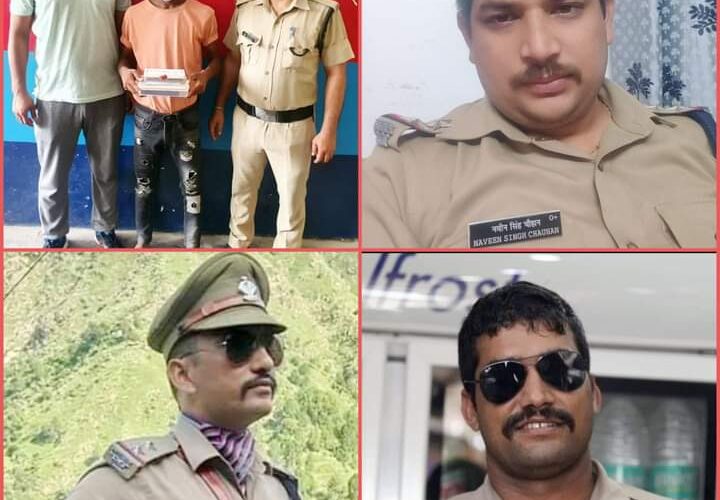 “Police team formed to reveal the incident of robbery in broad daylight in rural area, within 24 hours with the special effort of constable Ajit Singh Tomar.”