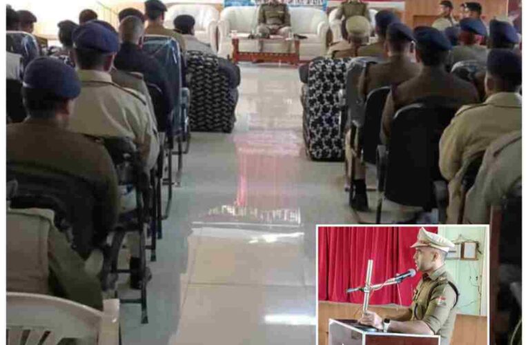 Military Conference/Criminal Conference organized by Additional Director General of Police, Crime & Law and Order, Uttarakhand during his visit to district Pithoragarh.