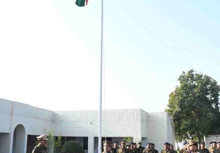 “74th Republic Day with enthusiasm Flag hoisting done in all station/branch in-charges.”