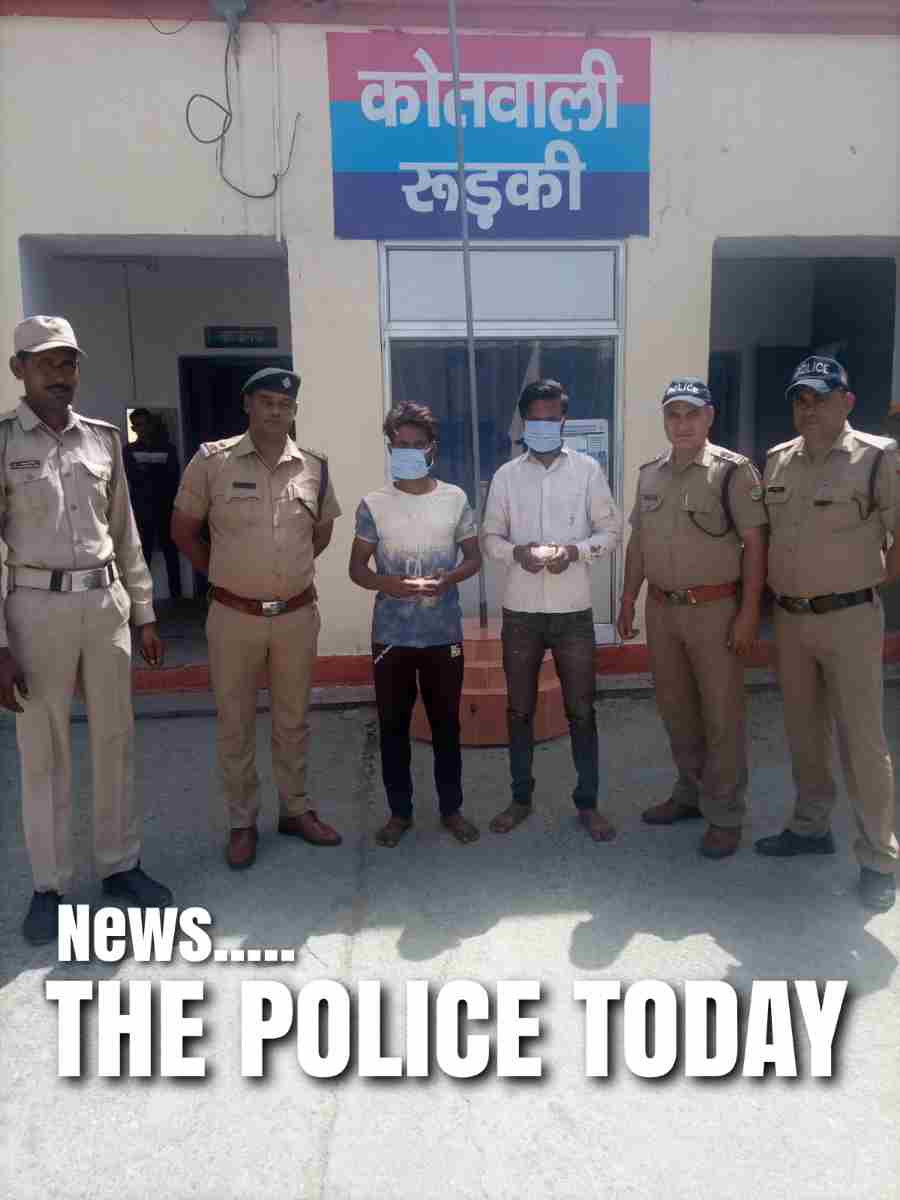 Haridwar Roorkee Police got success, 02 vicious thieves caught with 100% recovery within 24 hours.