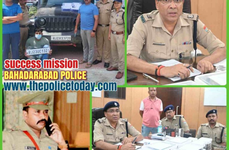 Excellent Action by Haridwar Police, SI Ashok shirshwal had to fire bullets on driven Thar car.