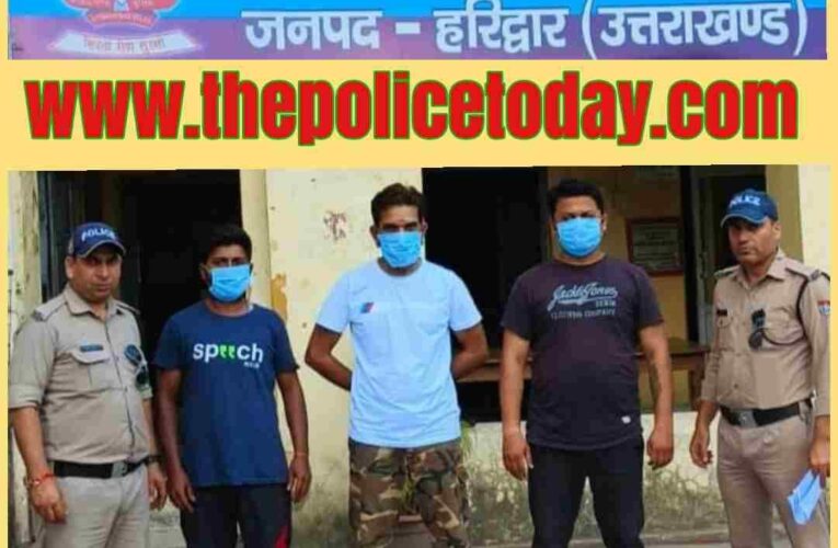 Kankhal Police raids to arrest warrantees, three warrantees arrested
