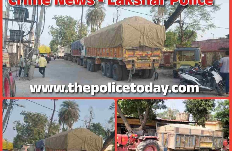 Big action by Haridwar Police, many vehicles seized to curb illegal mining in Kotwali Laksar area.