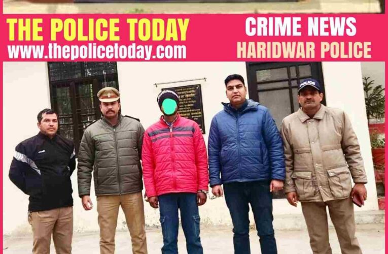 The absconding accused with reward of Rs 10,000  arrested by the joint police team of Laksar and Khanpur police stations
