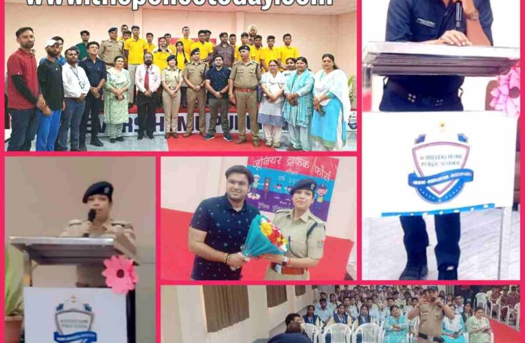 Junior Traffic Force was formed on the instructions of SSP Pramendra Singh Dobal, a total of 133 students from 08 schools of Haridwar have been selected, children were taught about traffic rules and prevention in accidents,