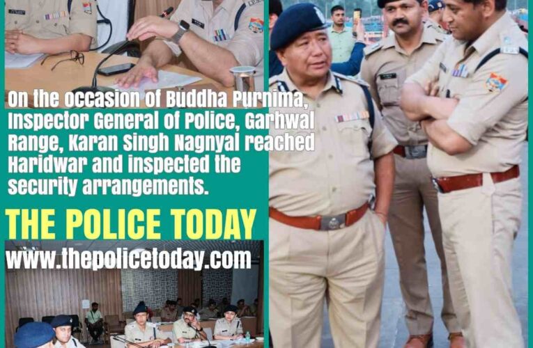 On the occasion of Buddha Purnima, Inspector General of Police, Garhwal Zone, Karan Singh Nagnyal.