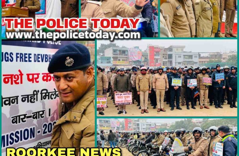 On the last day of the year, SSP filled the youth with enthusiasm, SSP Haridwar’s wonderful initiative was appreciated, SSP Haridwar flagged off a huge rally “Ek Yudh Nasha Ke Viruddh”