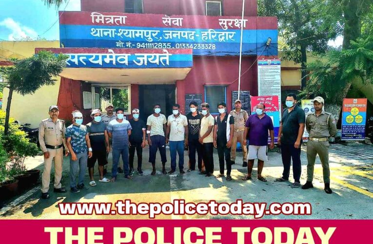 Major Action by Shyampur Police: 11 Miscreants Apprehended Under ‘Operation LAGAM’