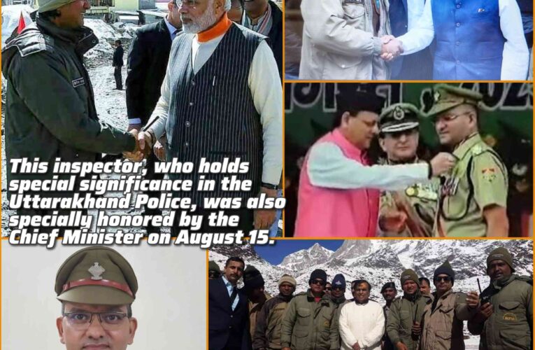 Inspector Bipin Chandra Pathak of GRP Honoured with Chief Minister’s Commendation Medal on Independence Day