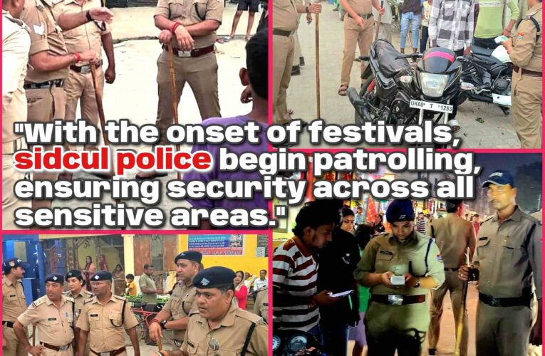 In View of Upcoming Festivals, Foot Patrols Conducted in Sidcul Police Station Area Markets; Encroachments Removed, 10 Motorcycles of Miscreants and Suspects Seized, 30 Challans Issued as Part of Legal Action 32 In View of Upcoming Festivals, Foot Patrols Conducted in Sidcul Police Station Area Markets; Encroachments Removed, 10 Motorcycles of Miscreants and Suspects Seized, 30 Challans Issued as Part of Legal Action