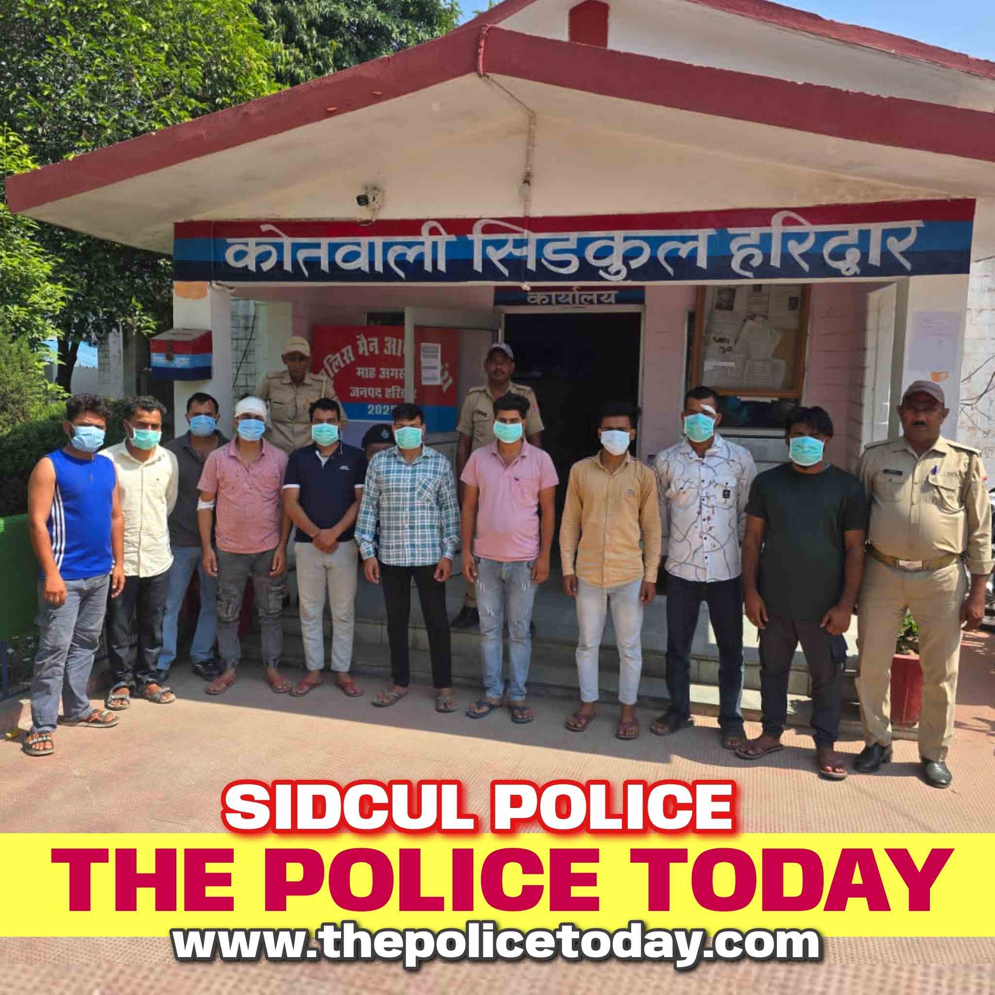 Haridwar Police Action: SIDCUL Police Arrest 10 Youths for Creating Public Nuisance on the Road, Locals Heave a sigh of Relief 14 1006533035