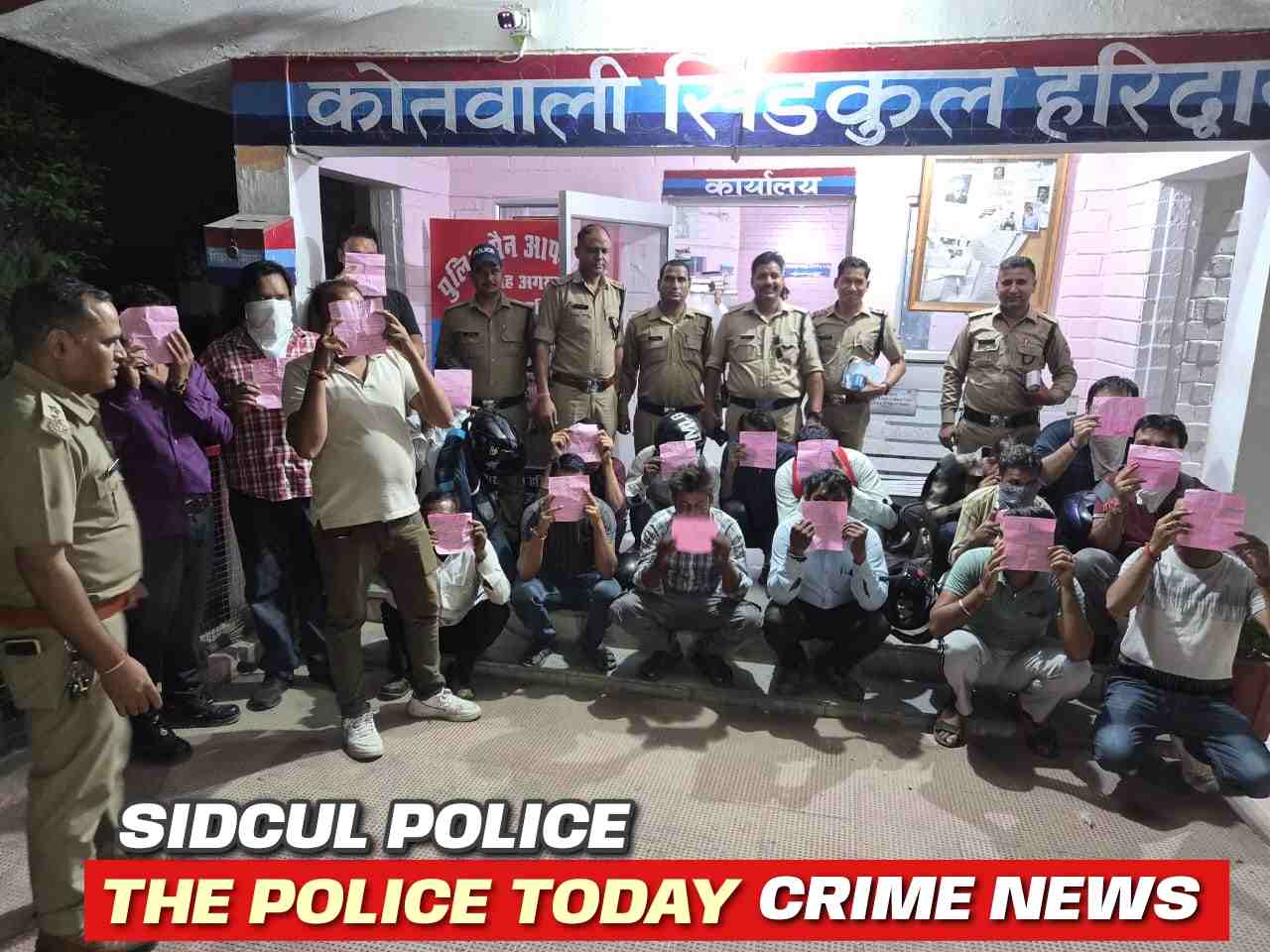 Major Police Action in SIDCUL-Haridwar: 35 People Arrested for Drinking in Public Places and Roadside Dhabas 10 1006595885