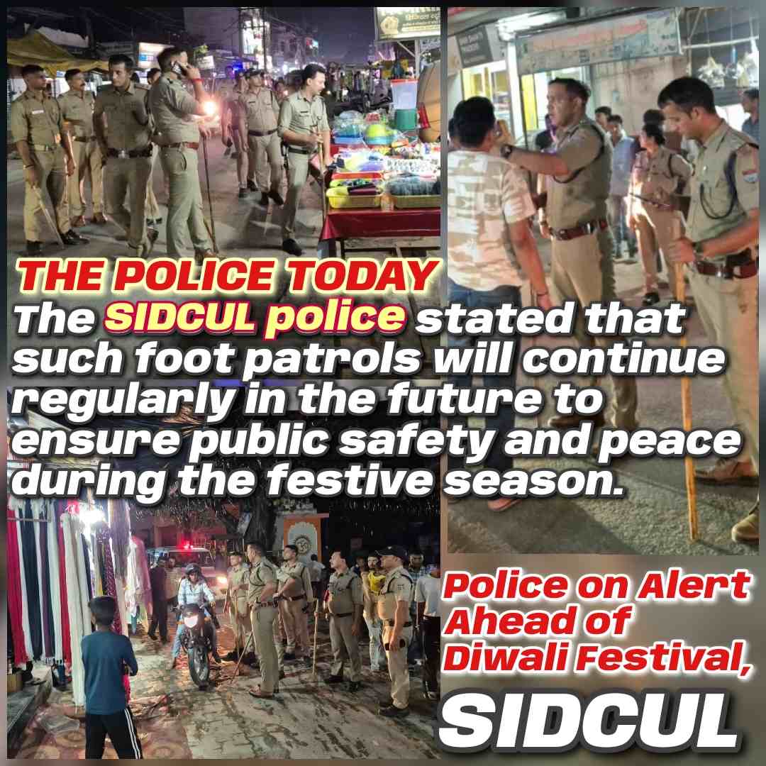 SIDCUL Police Intensify Foot Patrols Ahead of Festive Season — Encroachments Removed, Vehicles Seized, 30 Challans Issued 7 1006629513