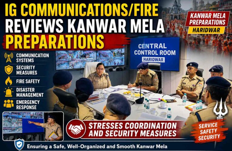 IG Communications/Fire Reviews Kanwar Mela Preparations, Stresses Coordination and Security Measures